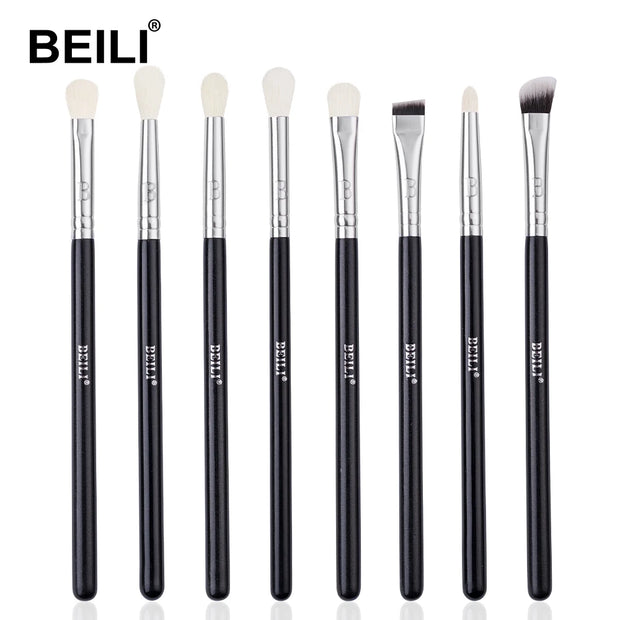 BEILI Concealer Brush Professional Flat Angled Makeup Brushes Set for Liquid Cream Foundation Powder Blush Eyeshadow Blending