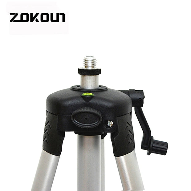 ZOKOUN maximum high 1.5m Adjustable Aluminum Tripod Stand for Laser Level Tripod or adapter