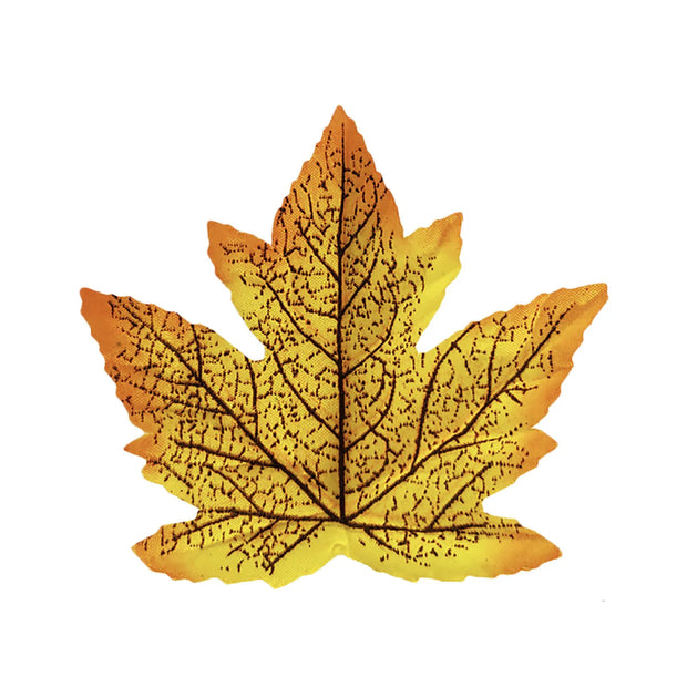 50PCS Artificial Maple Leaves Autumn Leaves For Weddings Autumn Parties Art Scrapbooking Decorations home decor Accessories