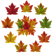 50PCS Artificial Maple Leaves Autumn Leaves For Weddings Autumn Parties Art Scrapbooking Decorations home decor Accessories