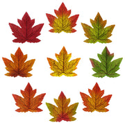 50PCS Artificial Maple Leaves Autumn Leaves For Weddings Autumn Parties Art Scrapbooking Decorations home decor Accessories