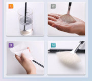 BEILI Concealer Brush Professional Flat Angled Makeup Brushes Set for Liquid Cream Foundation Powder Blush Eyeshadow Blending