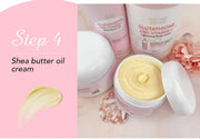 AILKE Organic Shea Butter Oil Whitening Body Cream, Brightening, Moisturizing, Smooth Skin, for Face and Body, 100ml