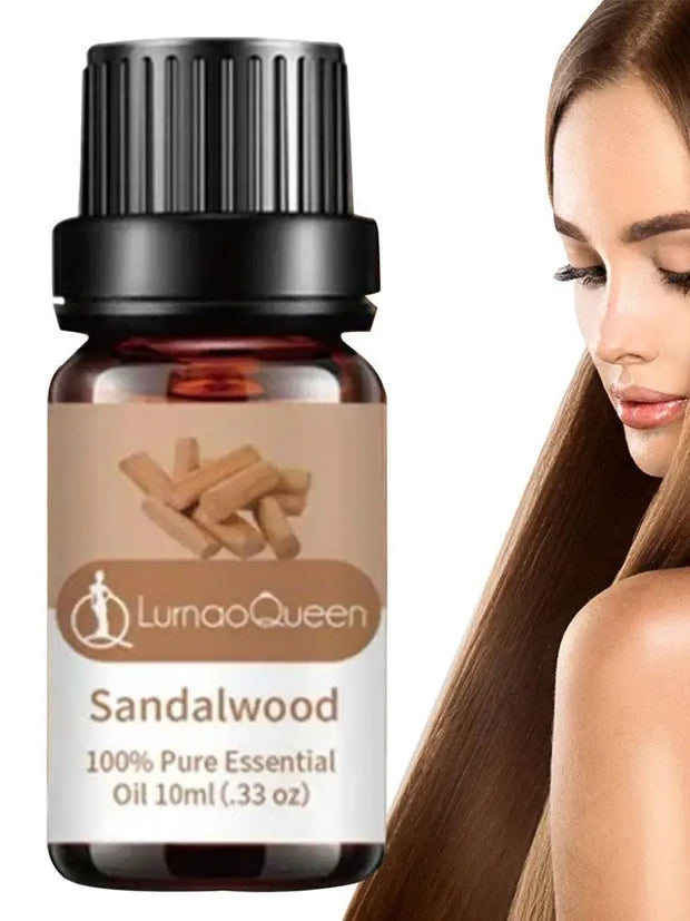 1pc Citronella,bergamot, Sandalwood, Peppermint Essential Oil For Diffusers Aromatherapy Sleep Meditation Candles & Massage