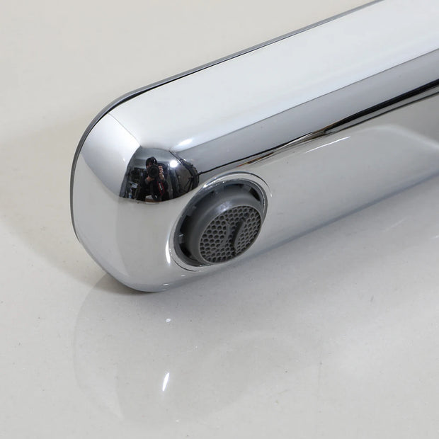 KEMAIDI Bathroom Basin Sink Faucet with Temperature Digital Display Cold and Hot Water Mixer Faucets Brass Tap Deck Mounted