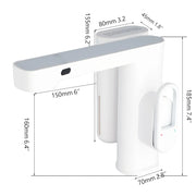 SINLAKU Bathroom Basin Sensor Faucet With Foam Soap Dispenser Deck Mounted Single Hole Stream Outlet Touch Free Mixer Taps