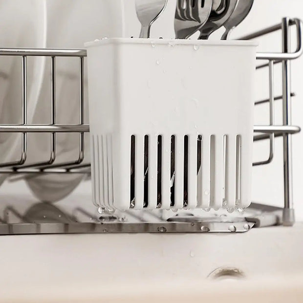 Kitchen tableware Drying Rack Utensil Silverware Storage Holder Quick Drying Drainage Rack For chopsticks fork knife Spoon