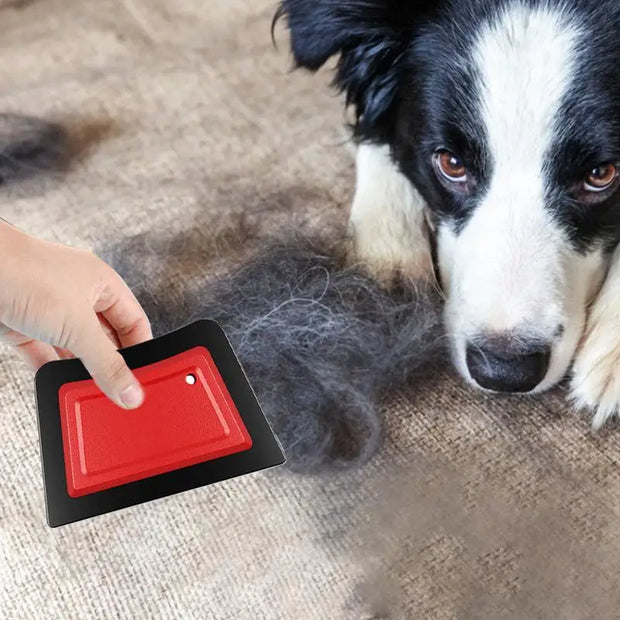 Pet Deshedding Brush Pet Hair Remover Comb Clean Pet Hair Remover Dog Cat Hair Detailer Cleaning Tool Deshedding Tool