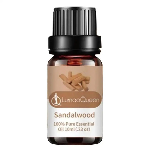 1pc Citronella,bergamot, Sandalwood, Peppermint Essential Oil For Diffusers Aromatherapy Sleep Meditation Candles & Massage