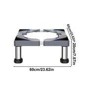 Heavy Duty Washer Stand Universal Stainless Steel Washer Dryer Stand Washing Machine Riser With 4 Strong Feet Laundry Pedestal