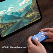8Bitdo Micro Gamepad Bluetooth-compatible Mini Game Console Designed for 2D Games Handheld Console for OS/Android/PC