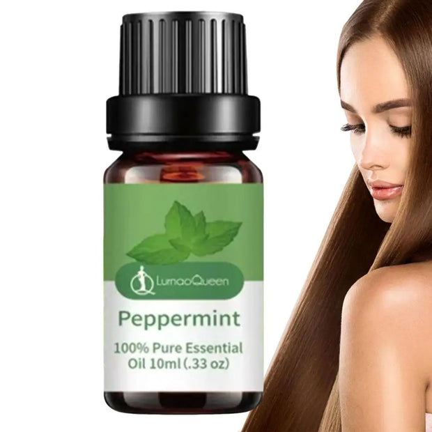 1pc Citronella,bergamot, Sandalwood, Peppermint Essential Oil For Diffusers Aromatherapy Sleep Meditation Candles & Massage