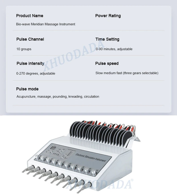 Weight Loss Machine S871 Muscle Stimulator Electrostimulation Machine Russian Waves Electric Stimulator Massager