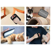 New Pet Grooming Gloves reusable Static Dedusting Brush Pet Hair Remover Brush Removing Dog Cat Hair From Sofa Carpet Clothes