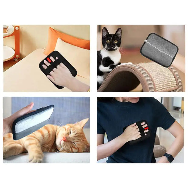 New Pet Grooming Gloves reusable Static Dedusting Brush Pet Hair Remover Brush Removing Dog Cat Hair From Sofa Carpet Clothes