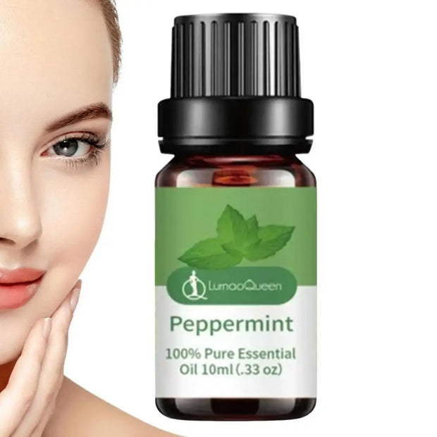 1pc Citronella,bergamot, Sandalwood, Peppermint Essential Oil For Diffusers Aromatherapy Sleep Meditation Candles & Massage