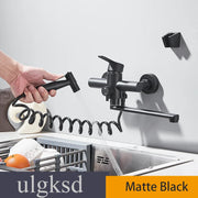 Kitchen Faucet With Bidet Hot And Cold Faucets Folding Water Spout Little Hand Spray Concealed Installion Kitchen Tap Sink Crane