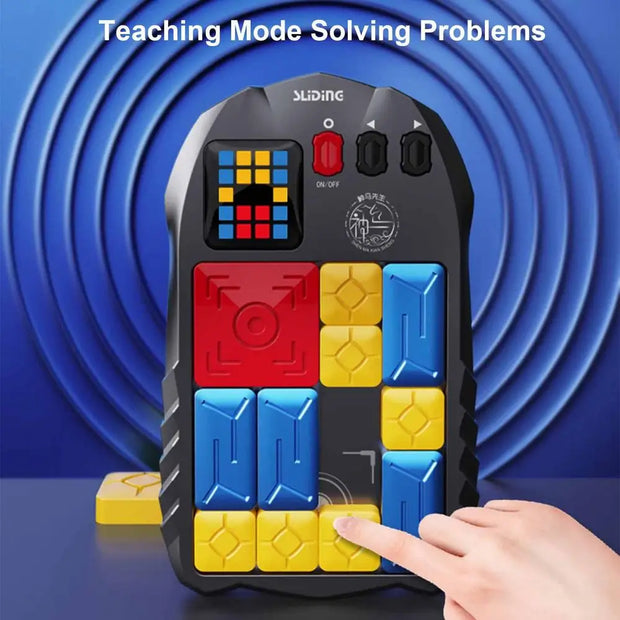 Super Slide Huarong Road Smart Sensor Game 500+ Levelled UP Brain Teaser Puzzles Interactive Fidget Toys For children Kids Gift