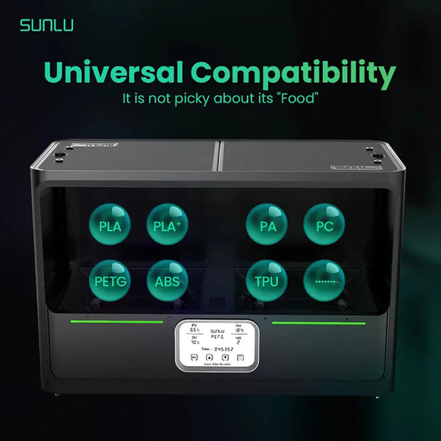 SUNLU Filament Dryer Box For 3D Printer Filament 2024 FilaDryer S4 Filament Storage Dehydrator for PLA PETG ABS TPU PA Filament