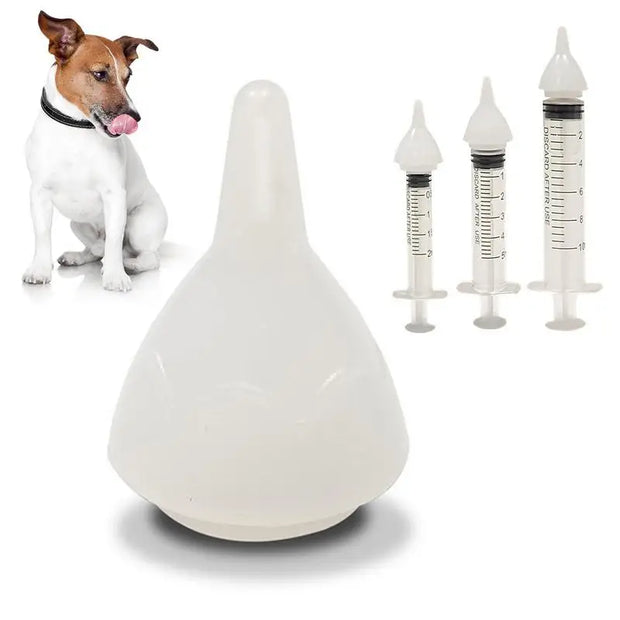 Universal Pet Feeding Nipple White small pet feeding milk Nipple Silicone Feeding Pacifier Mini Cat silicone pet pacifier