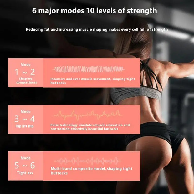 EMS Smart Hip Trainer Buttocks Butt Lifting Bum Lift Up Fitness Massage Machine Electric Vibration Muscle Stimulator Exercise