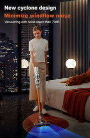 Cordless Handheld Vacuum Cleaner,27000PA,Touch Screen,Smart Dust Sensor,Auto Speed Control for Home Bed Carpet Clean