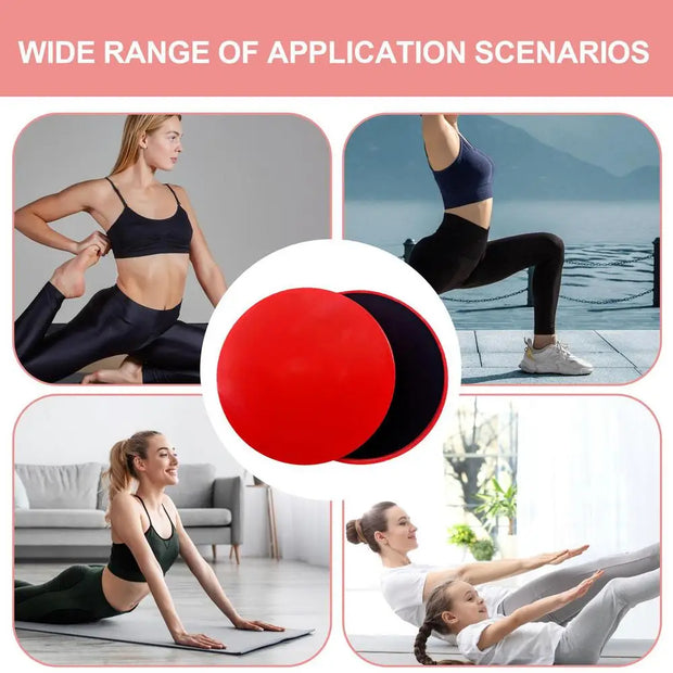 Fitness Core Slider Pilates Exercise Gliding Discs Slider Full-Body Workout Training for Core Workouts Yoga Sports Equipment