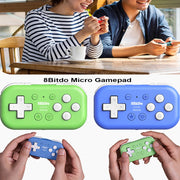 8Bitdo Micro Gamepad Bluetooth-compatible Mini Game Console Designed for 2D Games Handheld Console for OS/Android/PC