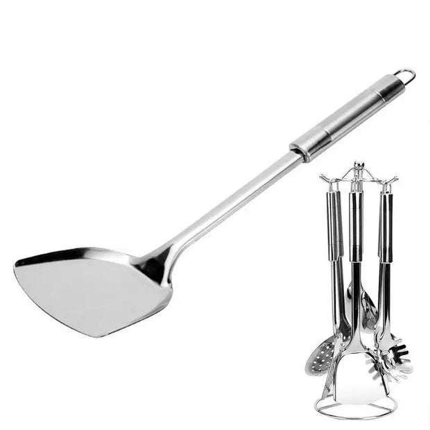 Kitchen Utensils Wok Spatula Ladle Tool Set Spatula For Stainless Steel Cooking Equpment Kitchen Accessories Cookware Set