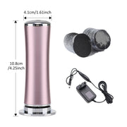 USB Rechargeable Electric Foot Care Callus Remover Nail Grinder Professional Foot Care File with replacement sandpaper tray
