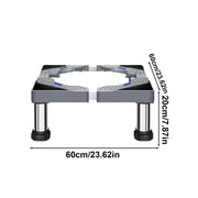 Heavy Duty Washer Stand Universal Stainless Steel Washer Dryer Stand Washing Machine Riser With 4 Strong Feet Laundry Pedestal