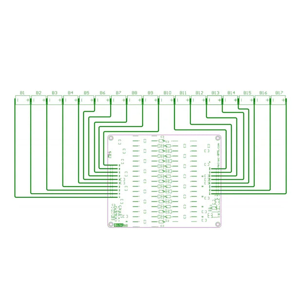 Heltec 16S 5A Capacitor Active Equalizer Balancer 48V Lifepo4 Lithium Lipo/titanate LTO for Battery  Group balancer  12S 13S 15S