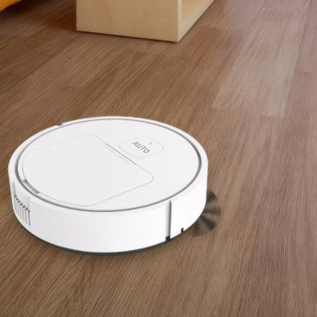 3-in-1 Robot Vacuum Cleaner USB Rechargeable 1000Pa Suction Automatic Cleaning Sweeping Machine for Pet Hair Carpets and Floors