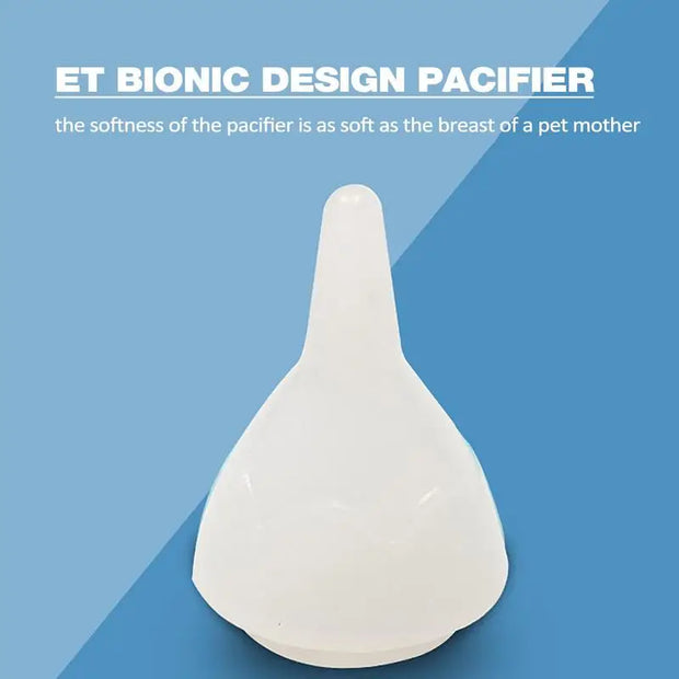 Pet feeding nipples With Silicone Nipple Dog Cat Feeding Pacifier Hamster Rabbits Kittens Puppies Feeding Bottle Syringe