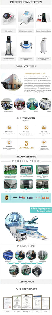 Profession Lipopolysin Vertical Shape Non-Contact Fat Reducing Machine Body Slimming Equipment Vacuum Weight Loss Equipment