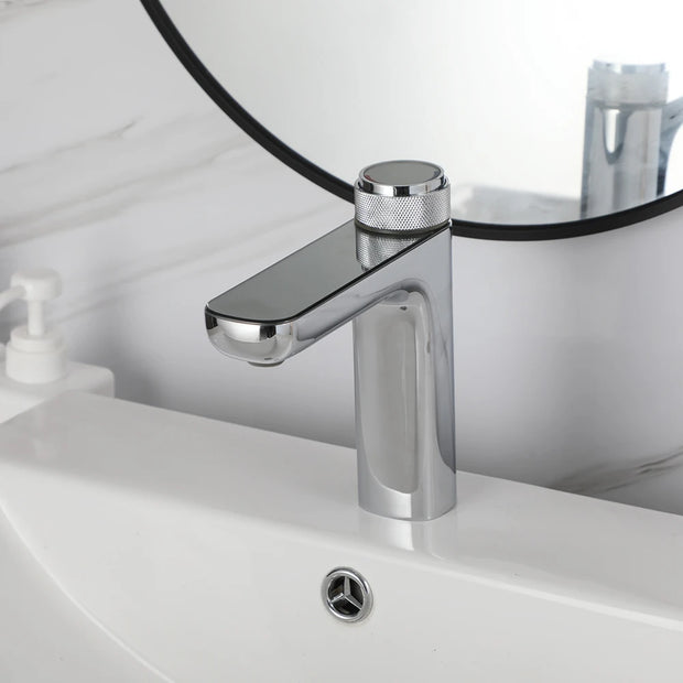 KEMAIDI Bathroom Basin Sink Faucet with Temperature Digital Display Cold and Hot Water Mixer Faucets Brass Tap Deck Mounted