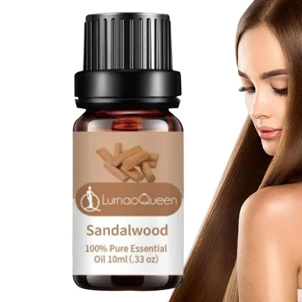 1pc Citronella,bergamot, Sandalwood, Peppermint Essential Oil For Diffusers Aromatherapy Sleep Meditation Candles & Massage