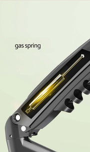Desktop NB F160 + FP-2 Gas Spring Dual Arm for 17"-27" Monitor Holder + 10"-17" Laptop Support Air Press Mount Stand Load 2-9kg