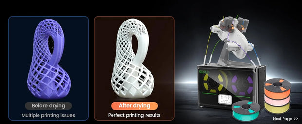 SUNLU Filament Dryer Box For 3D Printer Filament 2024 FilaDryer S4 Filament Storage Dehydrator for PLA PETG ABS TPU PA Filament