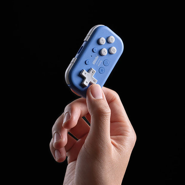 8Bitdo Micro Gamepad Bluetooth-compatible Mini Game Console Designed for 2D Games Handheld Console for OS/Android/PC
