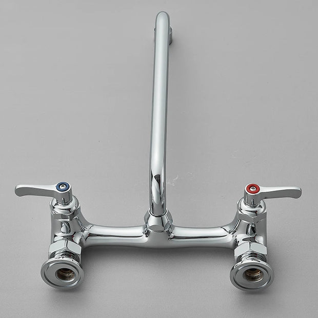 Kitchen Faucet Brass Hot&Cold Bathroom Kitchen Sink Faucet For Bath Conceal Wall Mount Spout Crane Single Handle Sink Mixer Tap