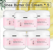 AILKE Organic Shea Butter Oil Whitening Body Cream, Brightening, Moisturizing, Smooth Skin, for Face and Body, 100ml