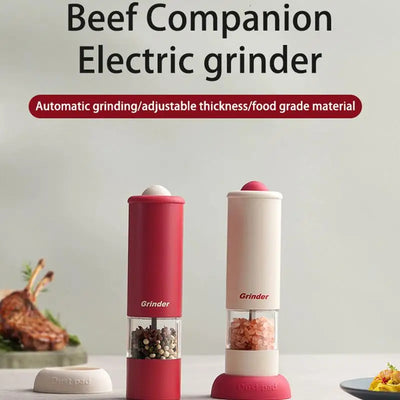 Electric Salt and Pepper Grinders Set Capacity USB Rechargeable Base Adjustable Coarseness Spice Mill Kitchen Tools
