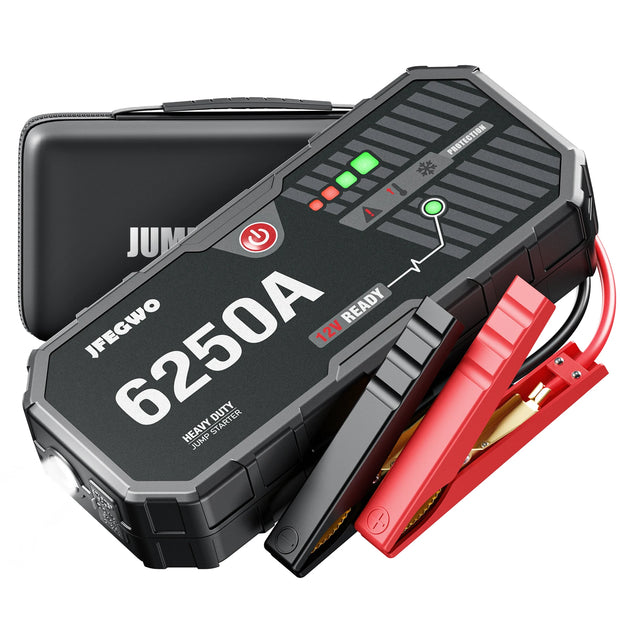 Car 6000A Portable 12V  Jump Starter Power Bank 12V Auto Battery Charger Booster Starting Device