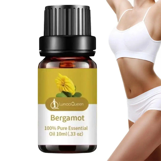 1pc Citronella,bergamot, Sandalwood, Peppermint Essential Oil For Diffusers Aromatherapy Sleep Meditation Candles & Massage