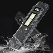 Portable Flashlight 1200 Lumens USB Rechargeable Tactical Flashlight IPX44 Waterproof LED Work Light for Emergency Camping