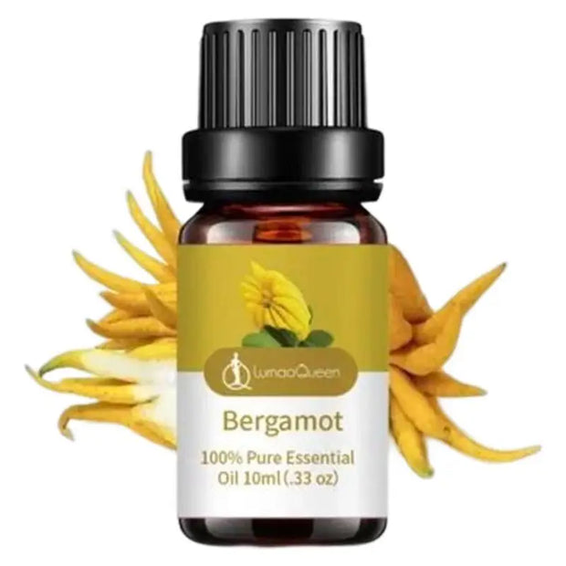 1pc Citronella,bergamot, Sandalwood, Peppermint Essential Oil For Diffusers Aromatherapy Sleep Meditation Candles & Massage