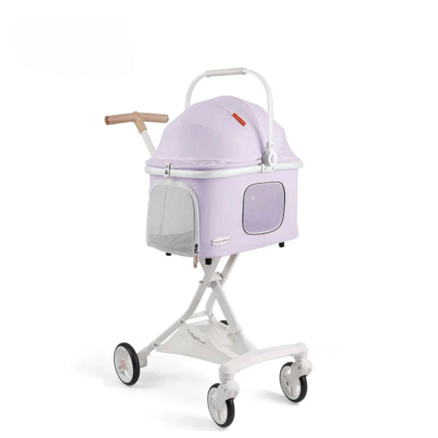 Limited Edition Lightweight Travel Pet Stroller Breathable Pet Basket Detachable - Vehicle Mounted Pet Safety Basket Dog Cart