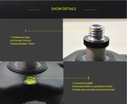 ZOKOUN maximum high 1.5m Adjustable Aluminum Tripod Stand for Laser Level Tripod or adapter