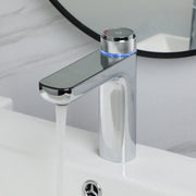 KEMAIDI Bathroom Basin Sink Faucet with Temperature Digital Display Cold and Hot Water Mixer Faucets Brass Tap Deck Mounted